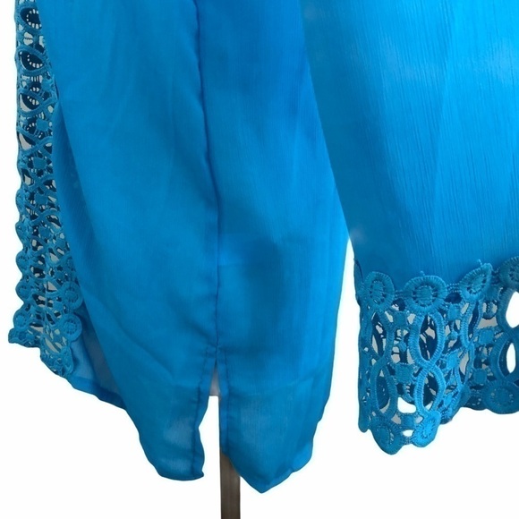 𝅺swimsuit Coverup Turquoise - Picture 4 of 9